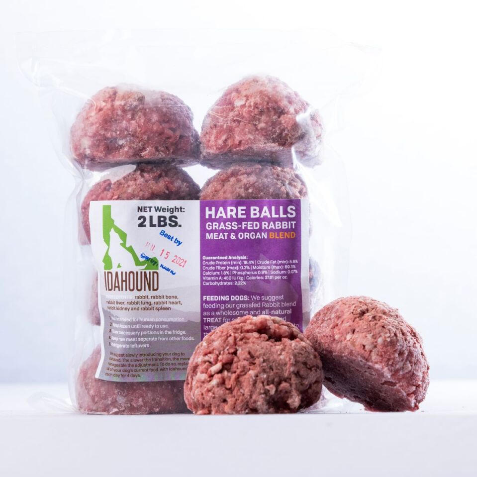 Idahound Hare Balls - Dog Food