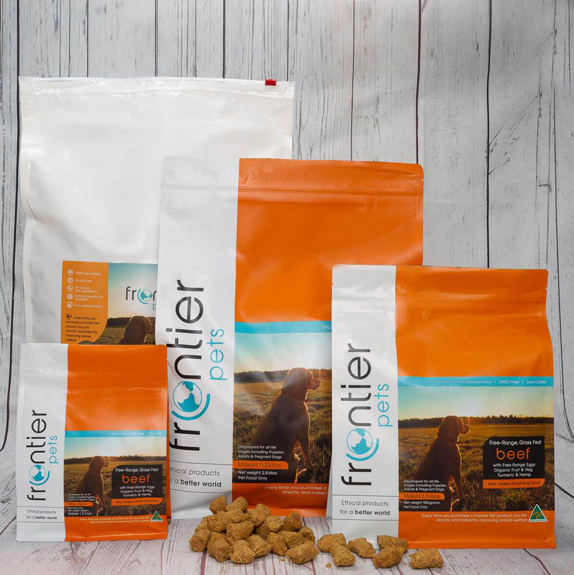 Grass fed beef dog food