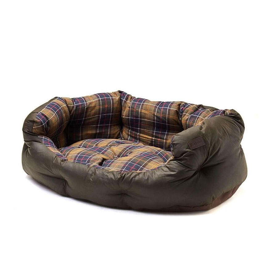 Barbour Wax Cotton Dog Bed