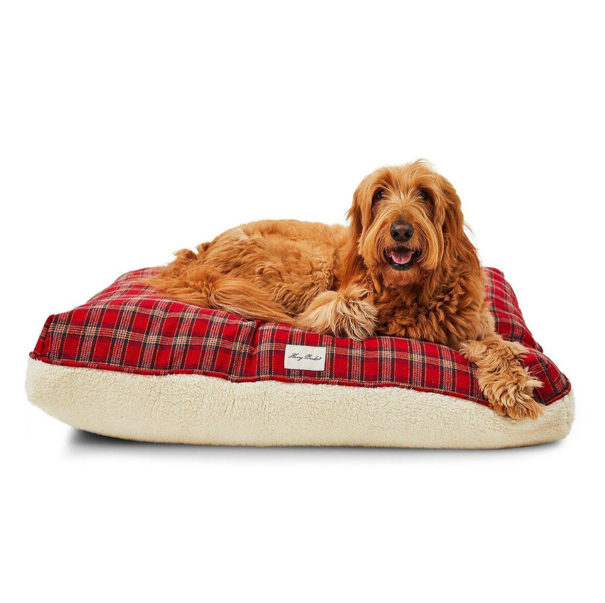 Harry Barker - Plaid Sherpa Rectangle Dog Bed