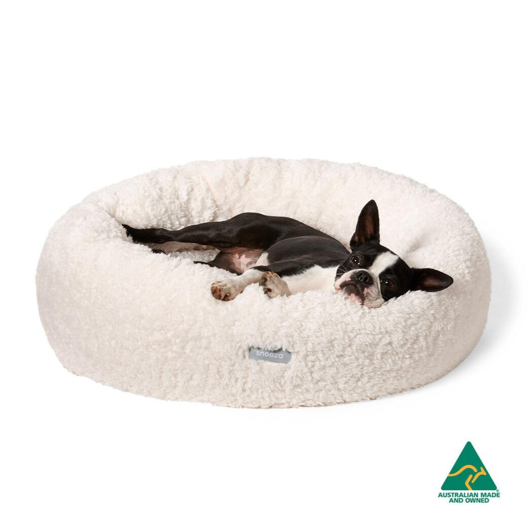 Faux Lambs Wool Dog Bed