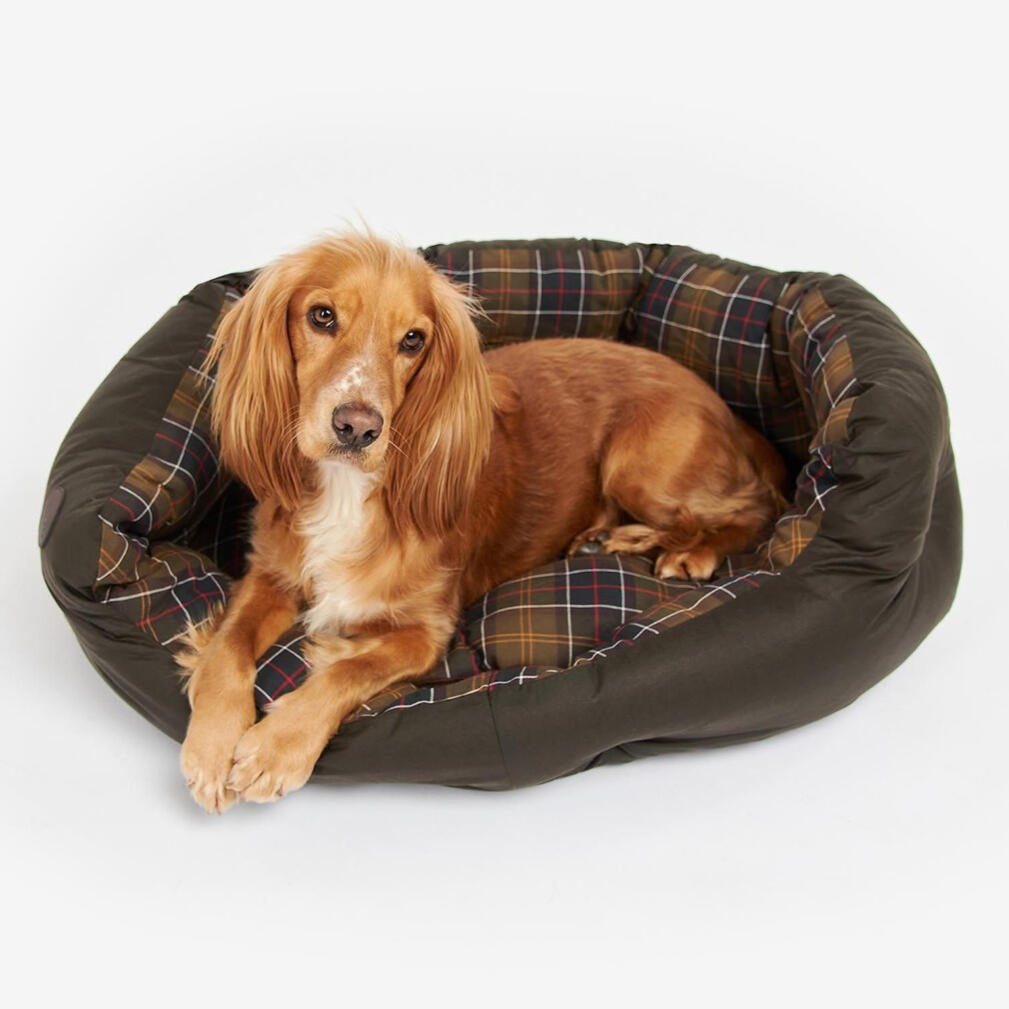 Barbour - Wax Cotton Dog Bed